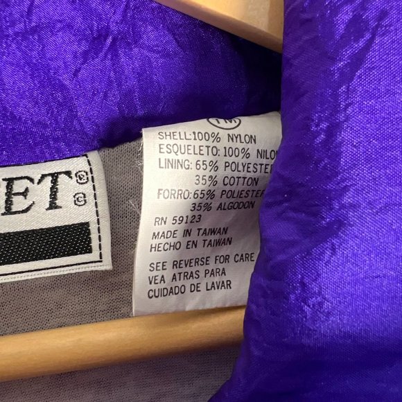 Longstreet Retro Color Block Windbreaker Track Jacket (See Description) - Picture 5 of 6